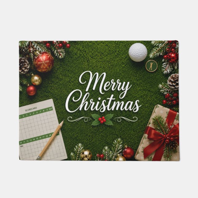 Tapete Golf Natal em grama verde (Frente)
