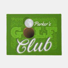 Tapete Golfer Green Golf Course Club Personalizado