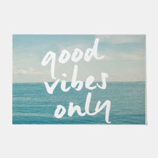 Tapete Good Vibes Only Mat, Sea Picture Decor