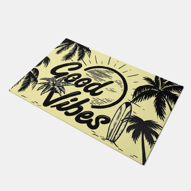 Tapete "GOOD Vibes" Outdoor-Indoor Rug (Inclinado)