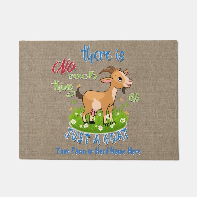Tapete GOTA | APENAS UM GOAT GetYerGoat™ (Frente)
