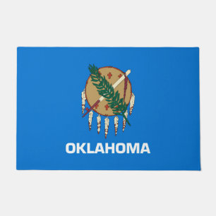 Tapete Gráfico de Sinalizador de Estado de Oklahoma Din