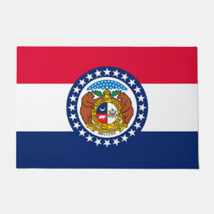 Tapete Gráfico dinâmico da bandeira do estado de Missou