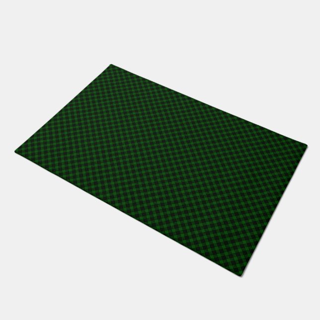 Tapete Graham tartan green black xadrez (Inclinado)