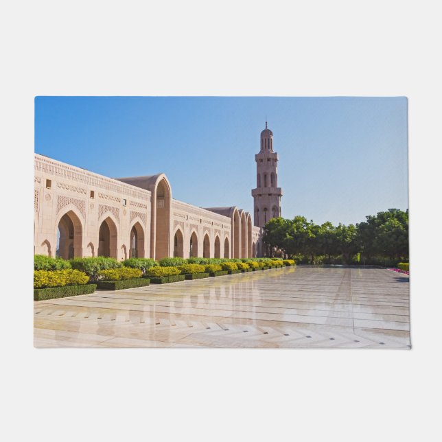 Tapete Grande Mesquita de Sultan Qaboos em Muscat, Omã (Frente)