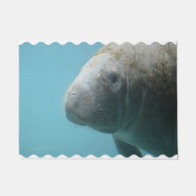 Tapete Grande peixe-boi subaquático (Frente)