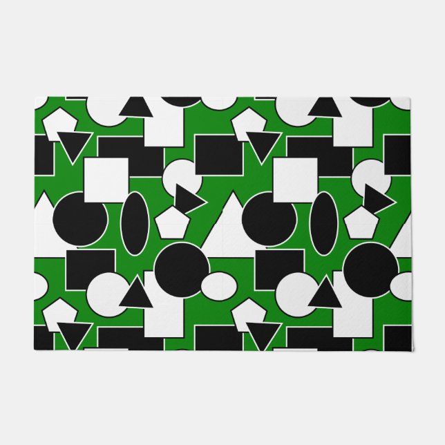 Tapete Green Bauhaus Collage (Frente)