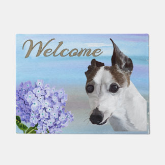 Tapete Greyhound italiano bem-vindo