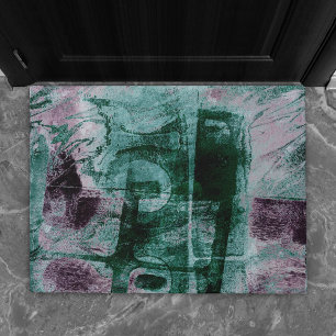 Tapete Grunge de Grafite pintado   Moody Plum Purple Gree