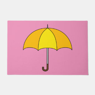Tapete Guarda-chuva Amarelo