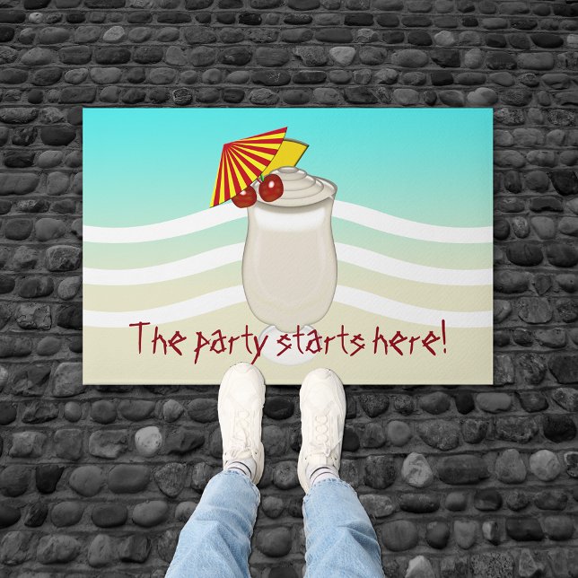 Tapete Guarda-chuvas Beba A festa começa aqui (Criador carregado)