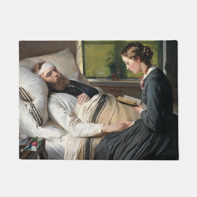 Tapete Guerreiro ferido (por Elisabeth Jerichau-Baumann) (Frente)