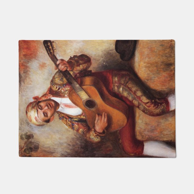 Tapete Guitarista espanhol (por Pierre-August Renoir) (Frente)