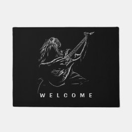 Tapete Guitarista Silhouette