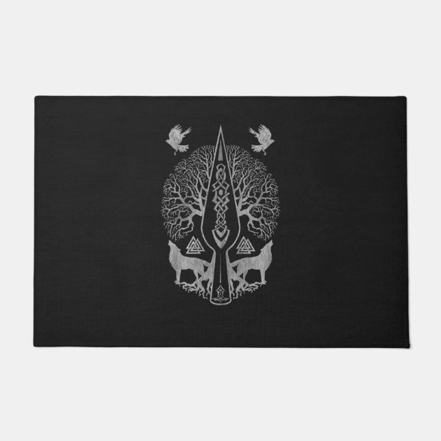 Tapete Gungnir - lança de Odin e árvore da vida (Frente)