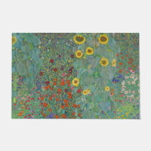 Gustav Klimt - Jardim do País com Girassóis