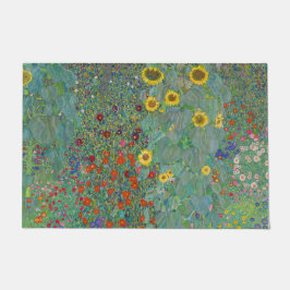 Tapete Gustav Klimt - Jardim do País com Girassóis