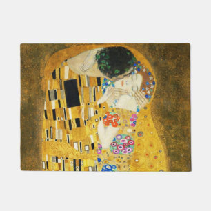 Tapete Gustav Klimt O Beijo Vintage Art Nouveau Painting