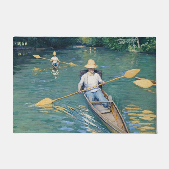 Tapete Gustave Caillebotte - Skiffs nos Yerres (Frente)