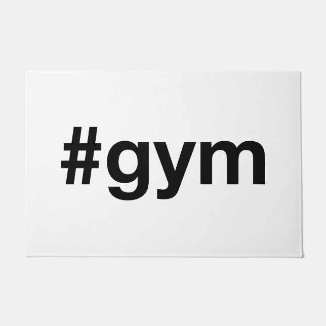Tapete GYM Hashtag (Frente)
