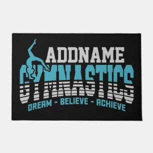 Tapete Gymnast ADD NAME Gymnastics Team Backbend Kickover