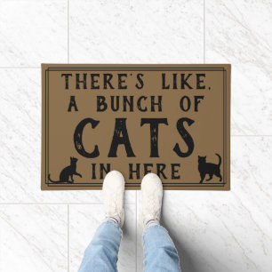 Tapete Há como, um grupo dos gatos em aqui   engraçado