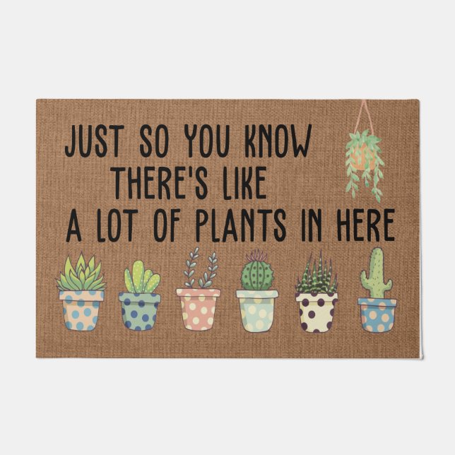 Tapete Há muitas plantas aqui (Frente)