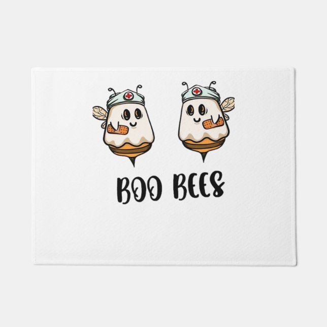 Tapete Halloween Boo Bees Enfermeira Enfermeira Camisa Cl (Frente)