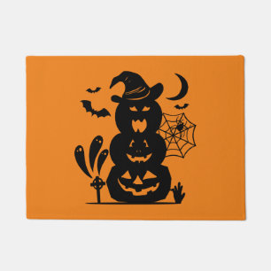 Tapete Halloween de Pumpkins Empilhado