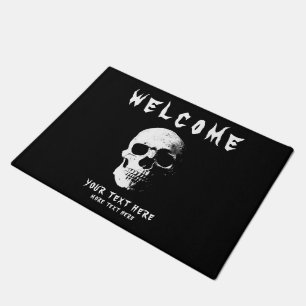 Tapete Halloween de terror de terror de texto de boas-vin