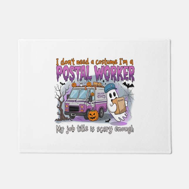 Tapete Halloween Ghost, Empregado Postal (Frente)