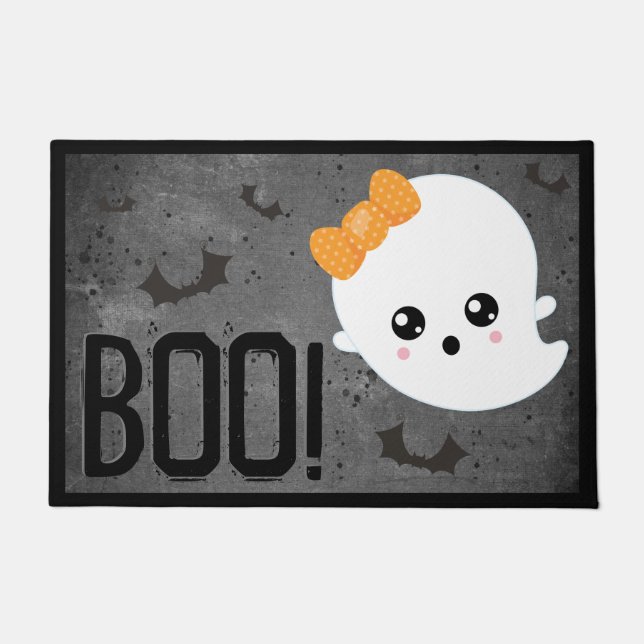 Tapete Halloween Kawaii Ghost Welcome (Frente)