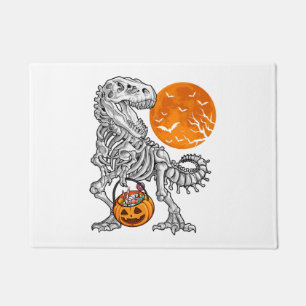 Tapete halloween para rapazes esqueleto de dinossauro t r
