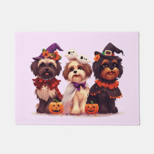 Tapete Halloween Shih Tzu Dogs