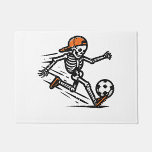Tapete Halloween Skeleton Soccer