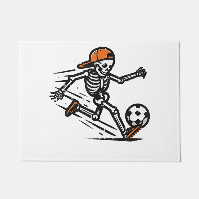 Tapete Halloween Skeleton Soccer (Frente)