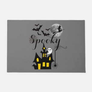 Tapete Halloween Spooky Spider morcego bruxa assombrada