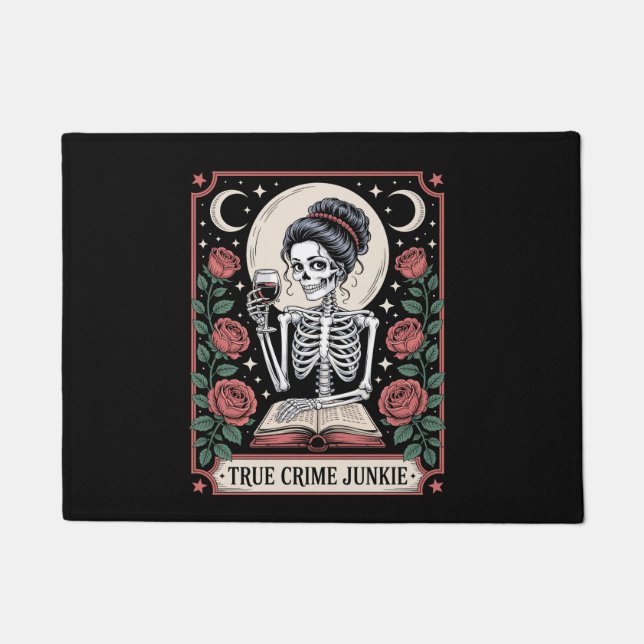 Tapete Halloween True Crime Junkie Tarot Card (Frente)