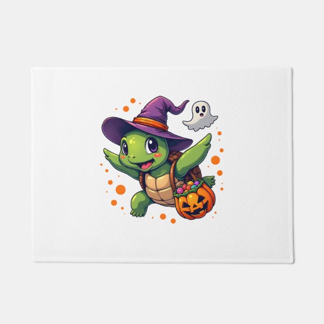 Tapete Halloween Turtle Tortoise Costume Men Mulheres Cri (Frente)