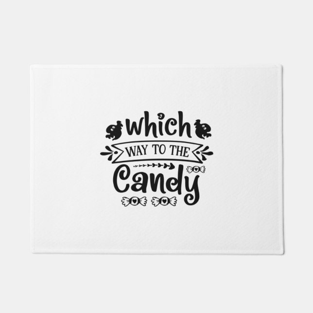 Tapete Halloween Which Way To The Candy Birthday (Frente)