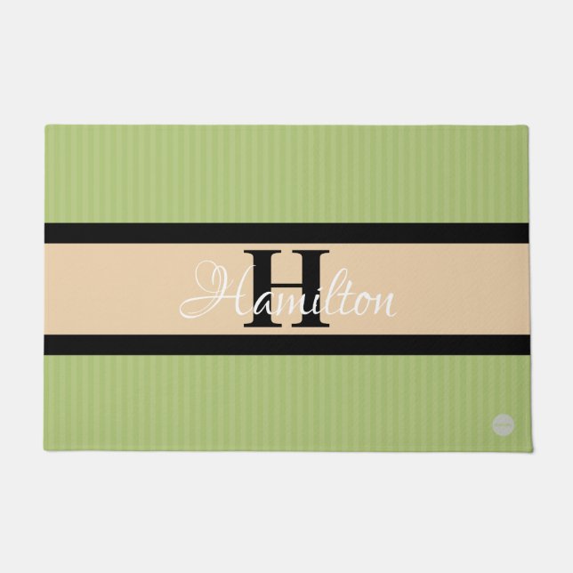 Tapete HAMbWG - Porta personalizada em qualquer nome (Frente)