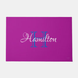 Tapete HAMbWG - Porta personalizada em qualquer nome