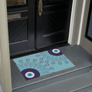 Tapete Hamptons Coaster Mediterranean Blue Mau Impressão