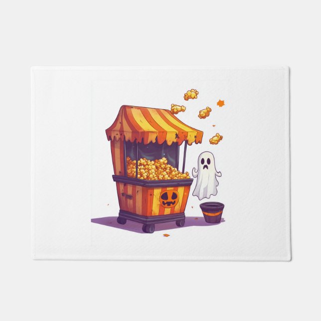 Tapete Haunted Popcorn Stand (Frente)
