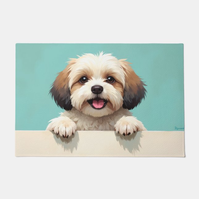 Tapete Havanese Dog Doormat Art (Frente)