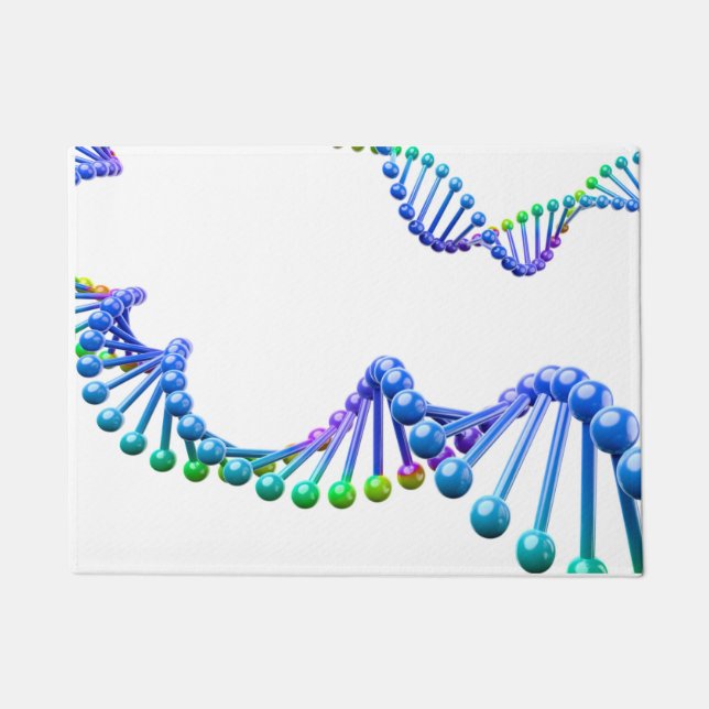 Tapete hélice dupla de DNA 3D (Frente)