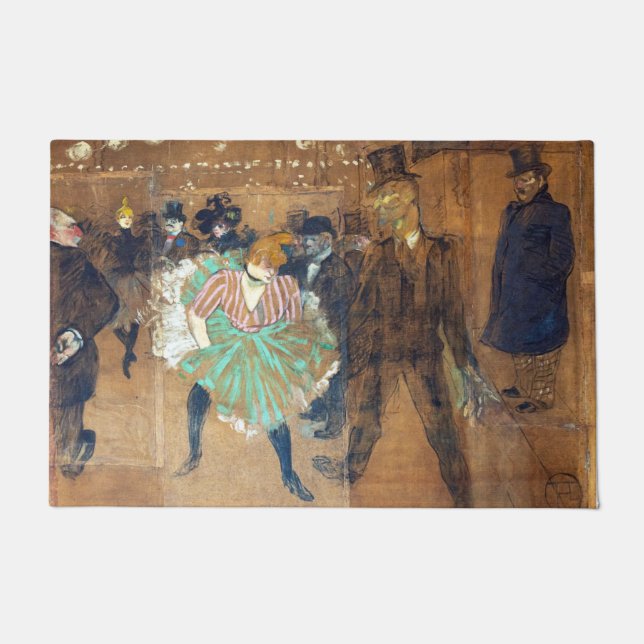 Tapete Henri de Toulouse-Lautrec - Dança no Rouge (Frente)