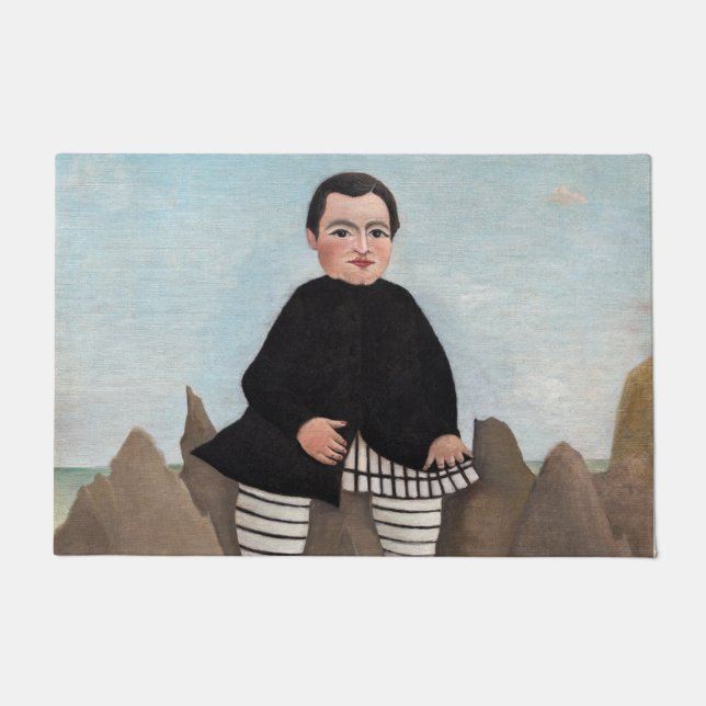Tapete Henri Rousseau - Menino nas Rochas (Frente)