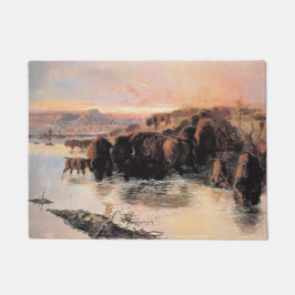 Tapete Herd de Buffalo Americano