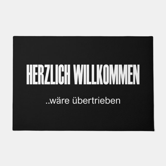 Tapete Herzlich Willkommen wäre übertrieben (Frente)